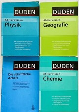 Duden Abiturwissen Physik Geografie Chemie und schriftliche Arbeit