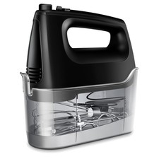 Elektrischer Handmixer Edelstahl 7 Stufen Turbo Leise Küchengerät