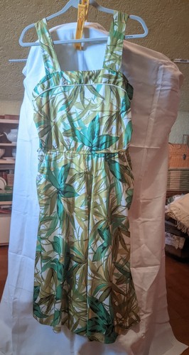Grünes sommerkleid vintage - sommerkleid,