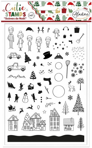 Weihnachtsstempel set aladine - weihnachtsstempel,