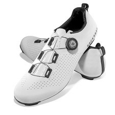 ROCKBROS Rennrad Fahrradschuhe mit Carbonsohle MTB Schuhe shoes weiß GR.41-46
