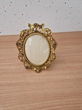 Bilderrahmen Messing Oval