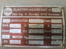 Notstromaggregat  an Bastler