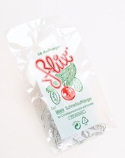 50x Riffelmacher & Weinberger Aufhänger Flux silber Kugelaufhänger Baumschmuck