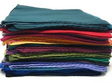 Baumwolltuch einfarbiges Tuch uni Halstuch Baumwolle Schal Bandana 100 x 100 cm