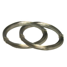 Silberdraht Kupferkern, versilberter Kupferdraht - Ø 0,60mm bis 1,50mm - 2 Ringe