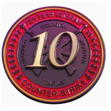 CSGO Coin Badge Metal Counter