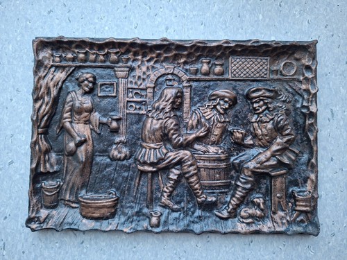 Schwere gusseisen reliefplatte - schwere,