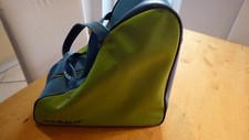 Vintage Schlittschuh-Tasche Mars grün-blau, ca. 70er Jahre