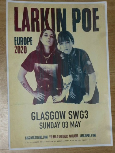 Larkin poe concert poster - larkin,
