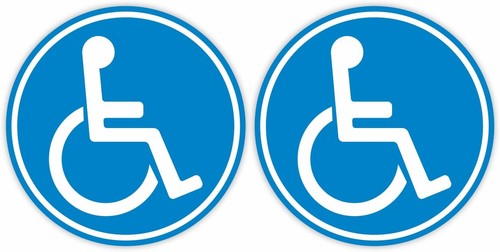 Stück rollstuhl aufkleber i - 2,
