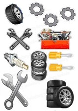 Auto Tortenaufleger Party Deko