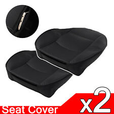2x PU Leder Auto Sitzbezüge Sitzauflage Sitzkissen Vordersitze Sitzmatte