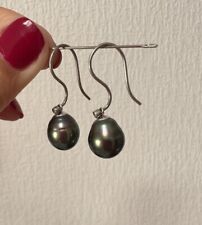 Ohrringe Tahitiperlen Zuchtperlen Silber Brillanten Trollbeads