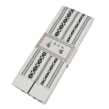 Kaku Obi Japan weiß aus Baumwolle 400 cm Budo Gürtel mit Muster Iaido Katori