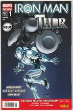 ✪ IRON MAN/THOR #1, Panini Comics/Marvel Comics 2015 COMICHEFT NEUW TOP Z0-1