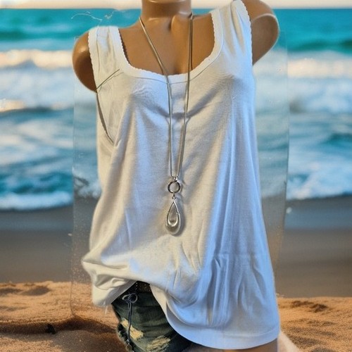 Petite fleur shirt top tanktop - petite,