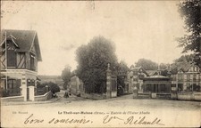 CPA Le Theil sur Huisne Orne, Entrée de la Usine Abadie - 4754707