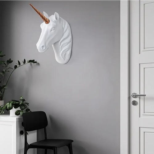 Einhorn kopf dekofigur - kopf,,