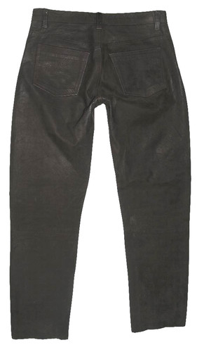 Herren lederjeans nubuk - herren-,