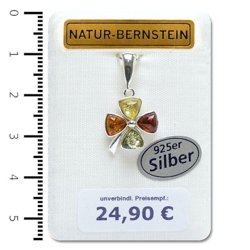 Bernstein anhänger modern - bernstein,