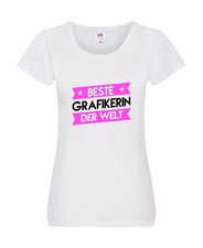 Beste Grafikerin | Grafik Design | Grafikdesign Damen Shirt Weiß