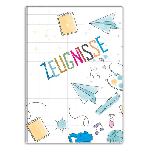 Itenga zeugnismappe doodles - zeugnismappe,