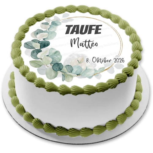 Taufe tortenaufleger party - taufe,