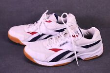 Reebok Herren Sneaker Sportschuhe Hallenschuhe Gr. 44 weiß Leder Mesh BS237