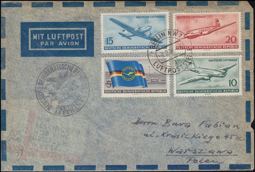 Erstflug lufthansa der ddr - erstflug,