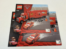 LEGO ® Bauanleitung Racers 8486 Cars Macks Team Truck Instruction ungelocht H36