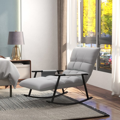 Homcom schaukelstuhl sessel - homcom,