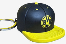 BVB Schlüsselanhänger Kappe mit Flaschenöffner Cap Dortmund Mütze schwarz NEU
