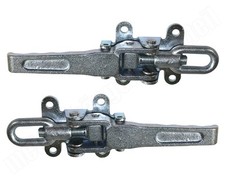 2x Exzenterverschluss Spannverschluss Bordwandverschluss 265mm mit Langgriff