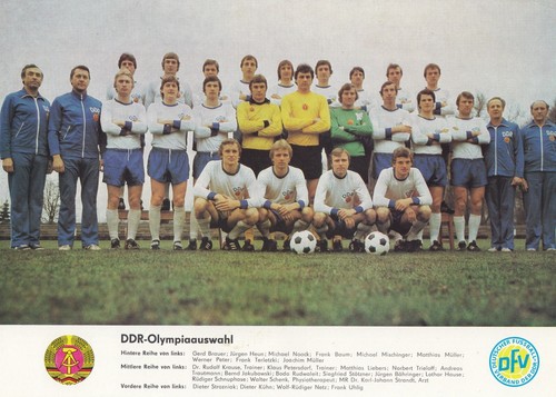 DDR-Fussball-Olympia-Auswahl
