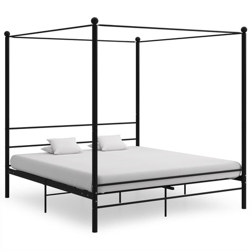 Himmelbett schwarz metall - himmelbett,