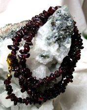 Granat edelstein kette - granat,