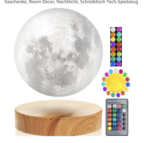 Schwebende mondlampe led - schwebende, 16