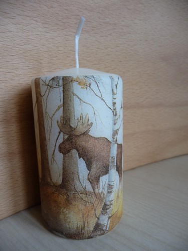 Deko kerze tiere elch - deko,