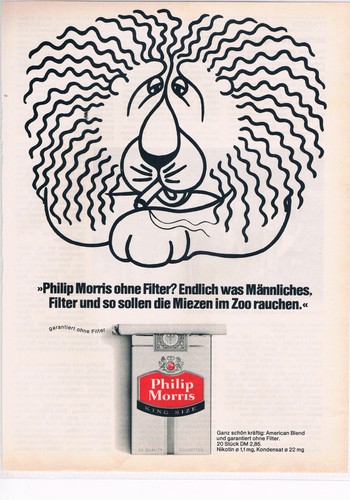 Philip morris werbeanzeige - morris,