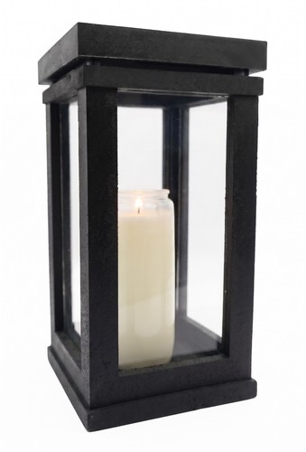 Schwarze grablaterne grablampe - schwarze,
