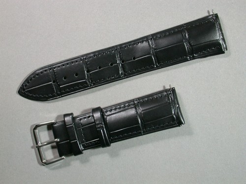 Echt leder uhrenarmband - echt,