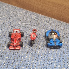 SIKU Rennwagen Modellauto Rot Und Motorrad 3er Set