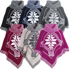 Mädchen Kinder Poncho Cape