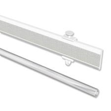 Paneelwagen Aluminium Weiß mit Klettband und Beschwerungsstab, viele Größen