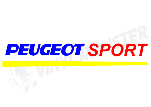 Peugeot sportwagen aufkleber - peugeot,