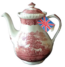 Adams English Scenic Rot England Kaffeekanne Kanne & Deckel Neuware