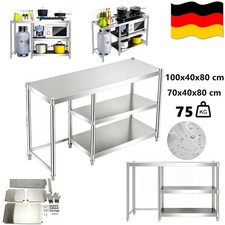100cm edelstahltisch gastro - 70/100cm,
