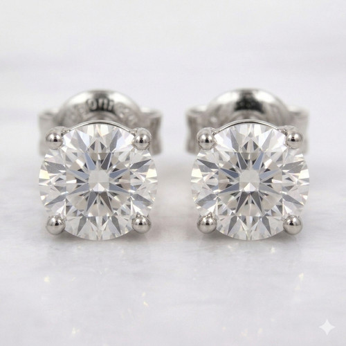 Karat diamant ohrstecker - 1, 585