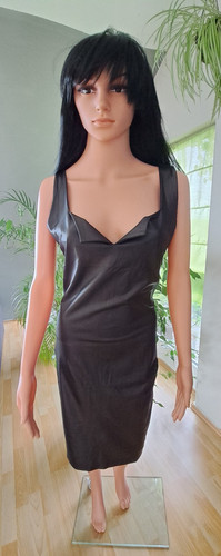 Kleid neu lederimitat - kleid,,